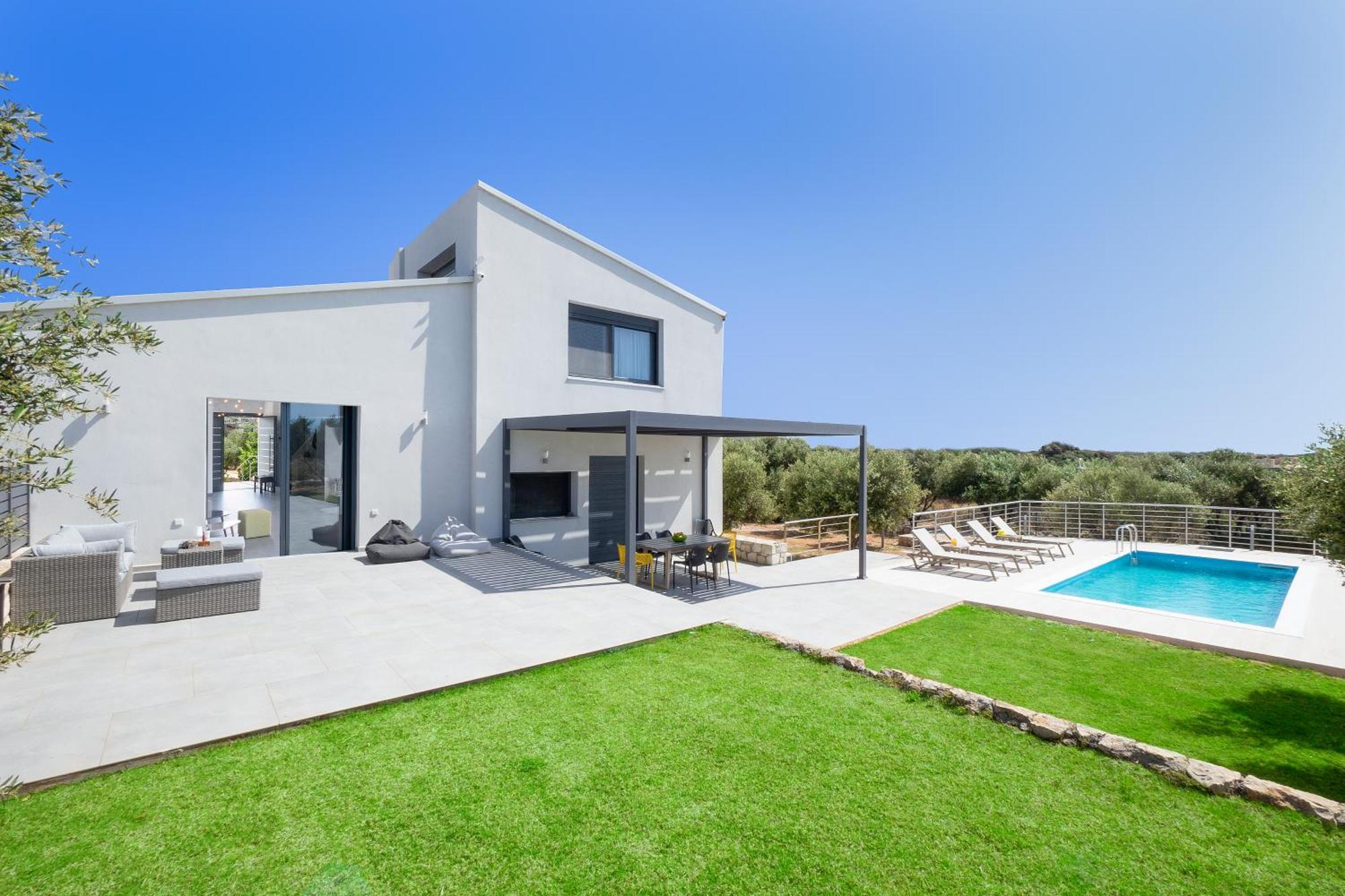 Elixsea Villa - Unlimited View Of The Blue Sea Kounoupidhiana Exterior photo