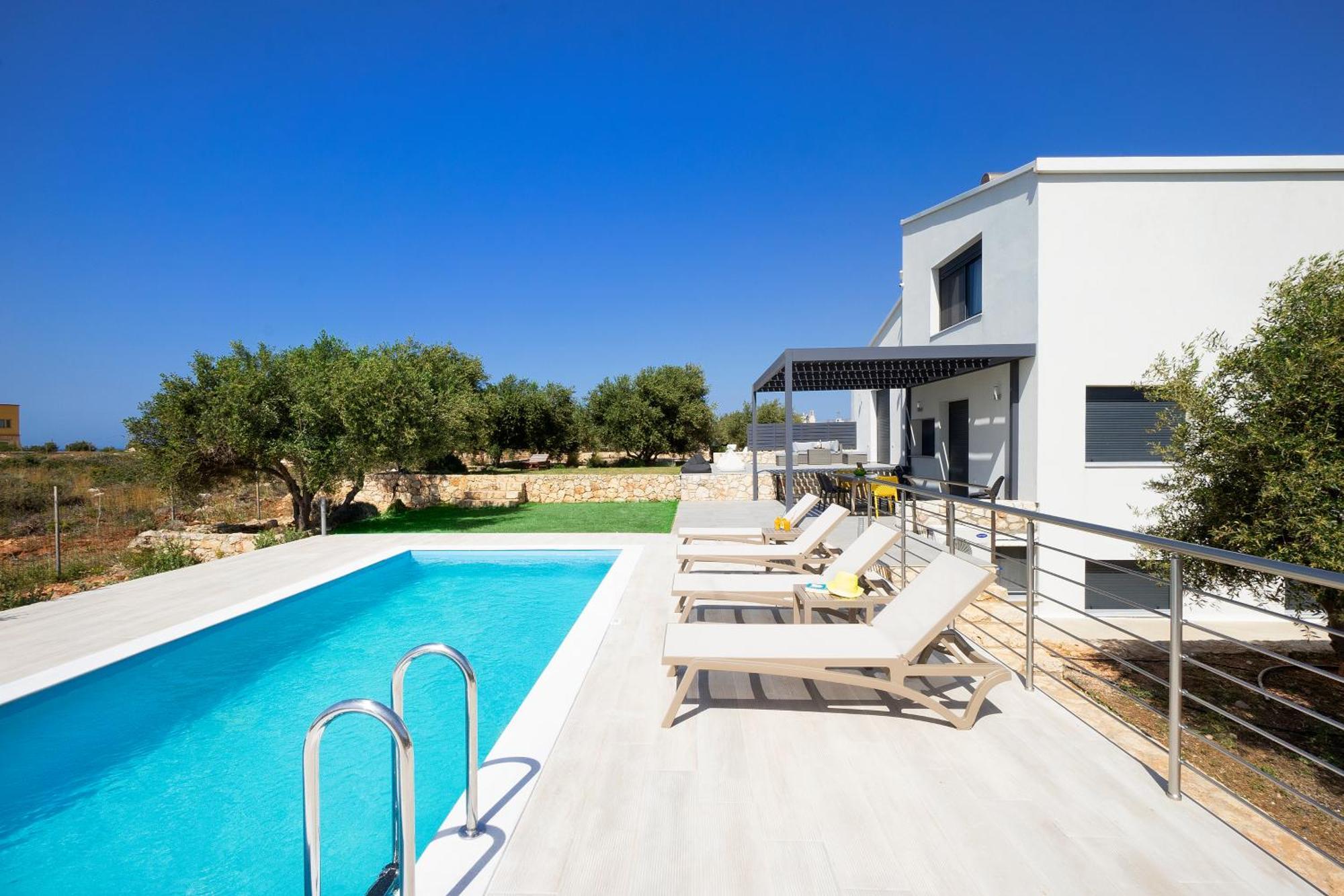 Elixsea Villa - Unlimited View Of The Blue Sea Kounoupidhiana Exterior photo
